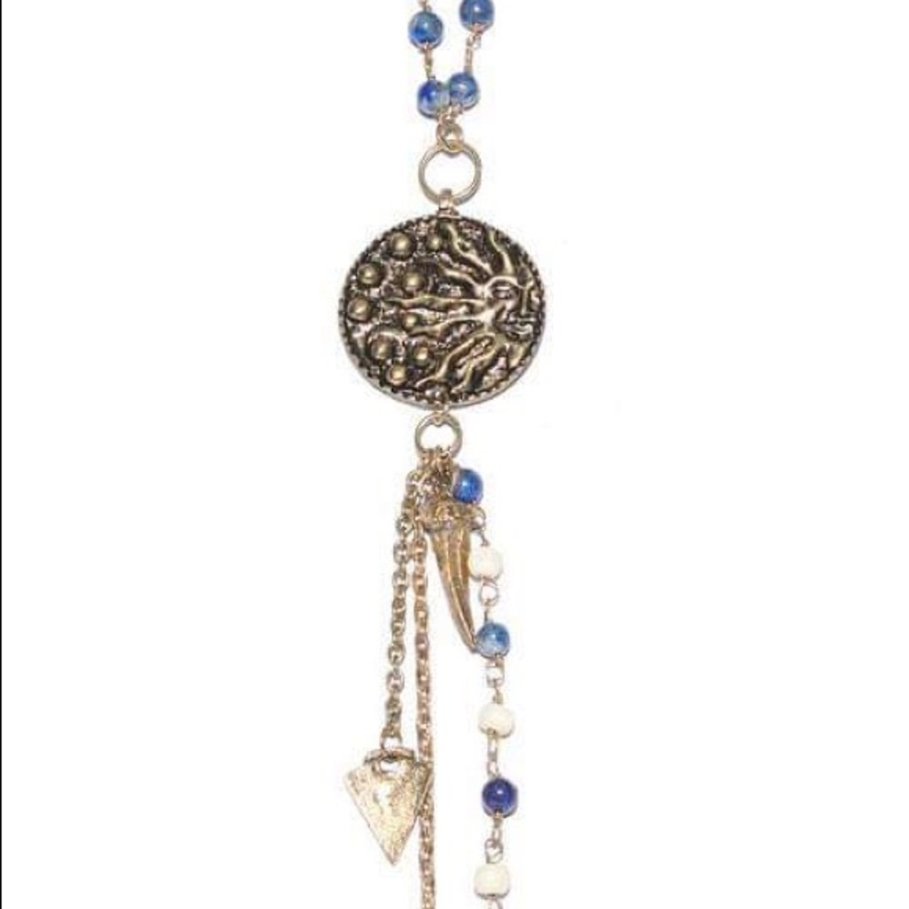 Sun Pendant Long Necklace - Picture 3 of 6